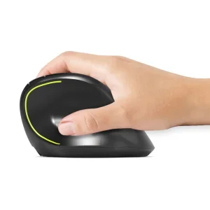 PORT CONNECT ERGO SOFT COLLECTION/Vertikální/Optická/Pro praváky/1 600 DPI/USB+BT/Černá - obrázek 4