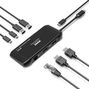 PORT CONNECT USB-C dokovací stanice, 7 portů, 2×4K, PD100W - obrázek 2