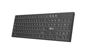 Klávesnice C-TECH KB-201-BL, nízkoprofilová, - obrázek 5