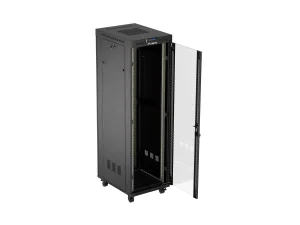 LANBERG 19" VOLNĚ STOJÍCÍ RACKOVÁ SKŘÍŇ 42U/600X800 (FLAT PACK) S PROSKLENÝMI DVEŘMI LCD ČERNÁ - obrázek 7