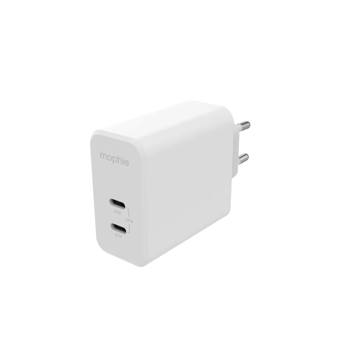 Mophie síťový adaptér GaN, USB-C/PD - 67W - bílá