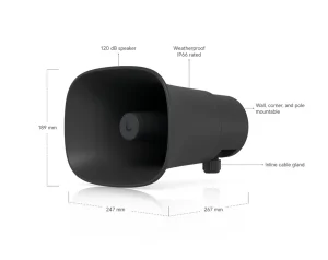 Ubiquiti UP-AI-Horn-Speaker-B - UniFi Protect AI Horn Speaker, černá - obrázek 13