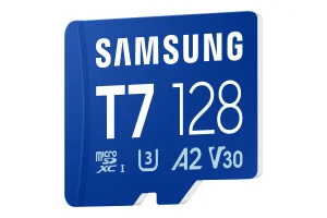 Samsung T7/Micro SDXC/128GB/UHS-I U3 / Class 10/Modrá - obrázek 2