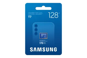 Samsung T7/Micro SDXC/128GB/UHS-I U3 / Class 10/Modrá - obrázek 4