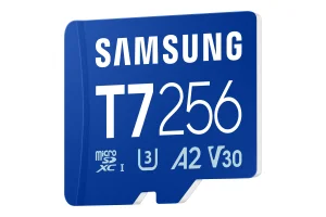 Samsung T7/Micro SDXC/256GB/UHS-I U3 / Class 10/Modrá - obrázek 2