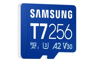 Samsung T7/Micro SDXC/256GB/UHS-I U3 / Class 10/Modrá - obrázek 3