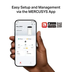 MERCUSYS Halo E85X AX3000 Mesh Wi-Fi 6 sada 2ks - obrázek 3