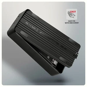 AXAGON EEM2-40G, USB-C 40Gbps externí box pro M.2 NVMe SSD, zesílený hliník - obrázek 3