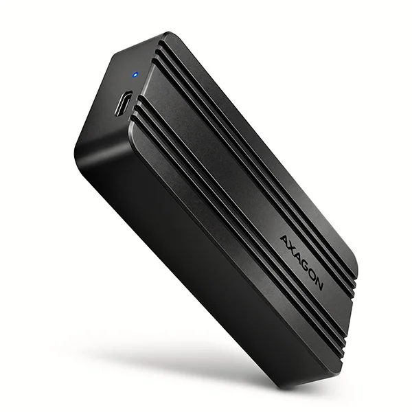 AXAGON EEM2-40G, USB-C 40Gbps externí box pro M.2 NVMe SSD, zesílený hliník