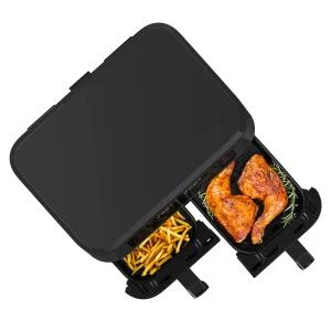 Salente DoubleAir, duální horkovzdušná fritéza, 11 l, černá - obrázek 10