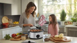 Salente HotPot, pomalý hrnec, 6,5 l, manuální ovládání, nerez - obrázek 7