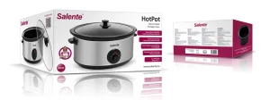 Salente HotPot, pomalý hrnec, 6,5 l, manuální ovládání, nerez - obrázek 8