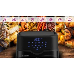 Salente HotAir, horkovzdušná fritéza 2v1, 4,3 l, černá - obrázek 3