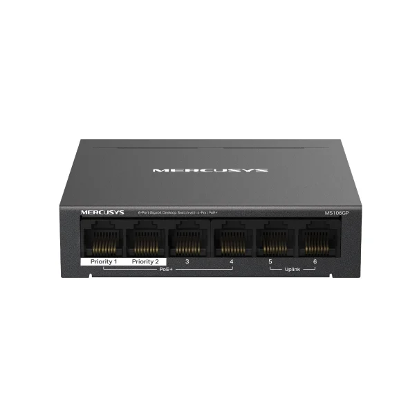 MERCUSYS MS106GP 6x Gigabit switch 4x PoE+