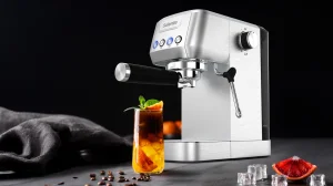 Salente Coffio, pákový kávovar, nerez - obrázek 3