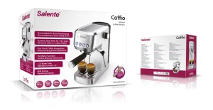 Salente Coffio, pákový kávovar, nerez - obrázek 8