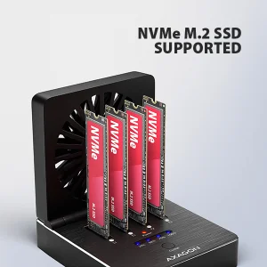 AXAGON ADSA-M2C44, USB4 dokovací stanice pro 4× M.2 NVMe SSD s funkcí klonování - obrázek 9