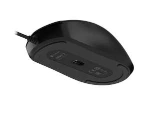 Natec laserová myš HAWK 2/Kancelářská/Laserová/2 400 DPI/Drátové USB-A/Černá - obrázek 3