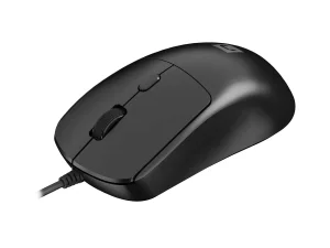 Natec laserová myš HAWK 2/Kancelářská/Laserová/2 400 DPI/Drátové USB-A/Černá - obrázek 7