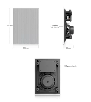 Ubiquiti UACC-In-Wall-Speaker - UniFi Play In-Wall Speaker - obrázek 7