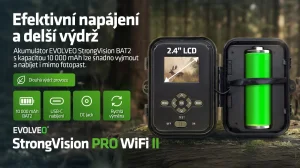 EVOLVEO StrongVision PRO WiFi II, fotopast & bezpečnostní kamera,  10.000mAh - obrázek 4