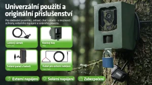 EVOLVEO StrongVision PRO WiFi II, fotopast & bezpečnostní kamera,  10.000mAh - obrázek 5