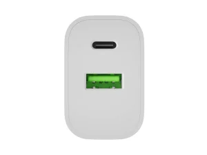 Univerzální nabíječka Natec RIBERA 20 W 1X USB-A + 1X USB-C, bílá - obrázek 3