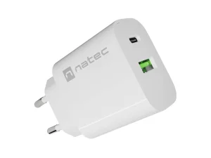 Univerzální nabíječka Natec RIBERA 20 W 1X USB-A + 1X USB-C, bílá - obrázek 6