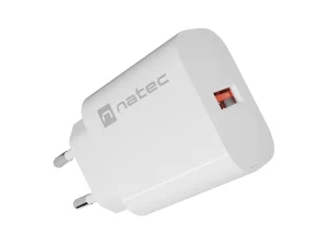 Universální nabíječka Natec RIBERA 18W, 1X USB-A, bílá - obrázek 3