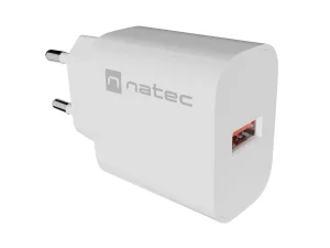 Universální nabíječka Natec RIBERA 18W, 1X USB-A, bílá - obrázek 6