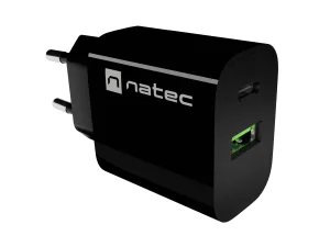 Univerzální nabíječka Natec RIBERA 20 W, 1X USB-A + 1X USB-C, černá - obrázek 6