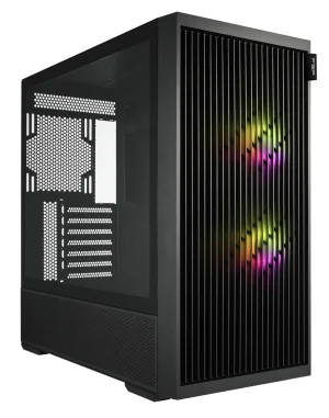 FSP M330-BA/Midi Tower/Transpar./Černá