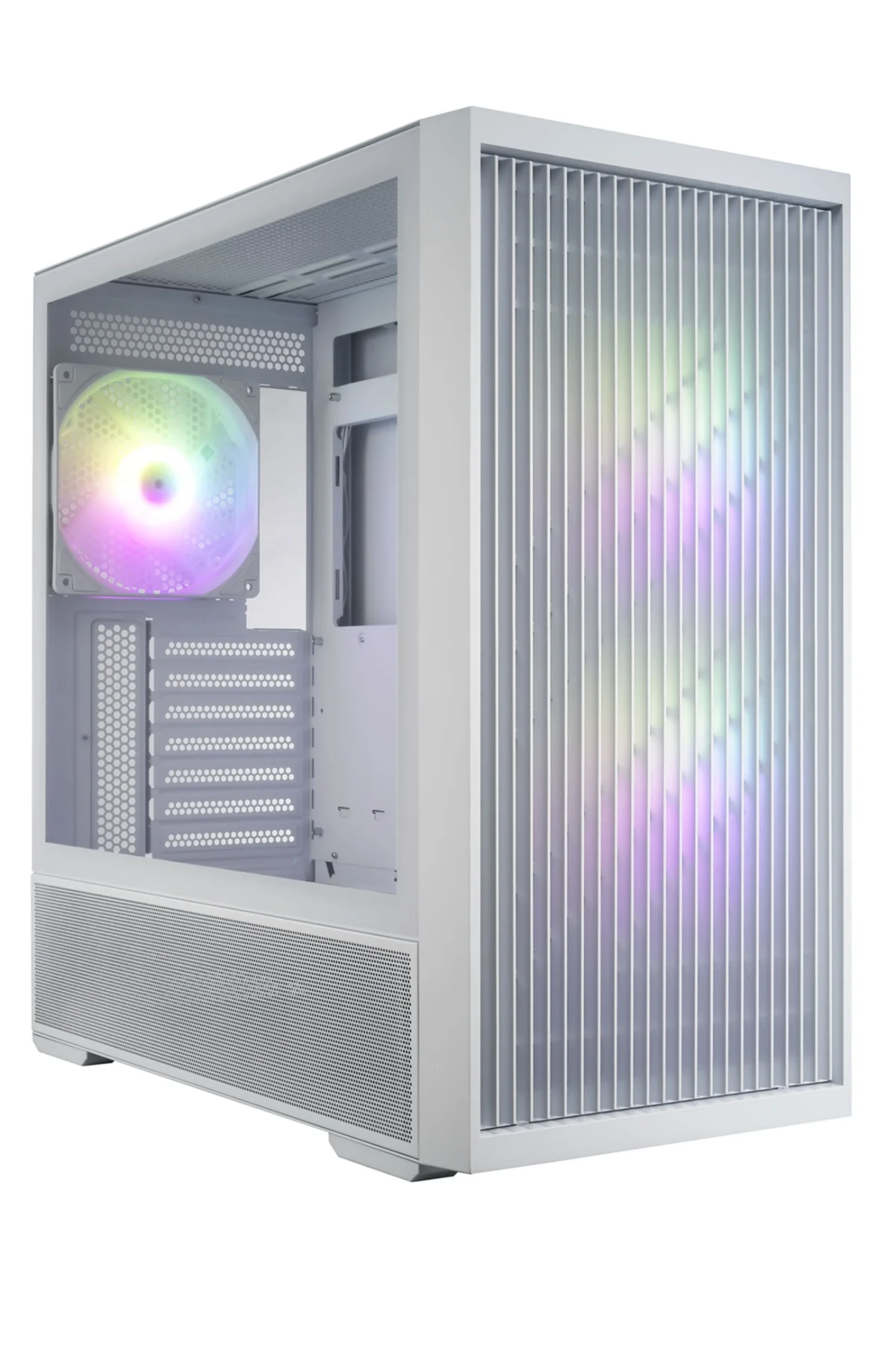 FSP M330-WA/Midi Tower/Transpar./Bílá