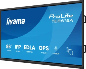 86" iiyama TE8615A-B2AG:IPS, 4K,EDLA,NFC - obrázek 5