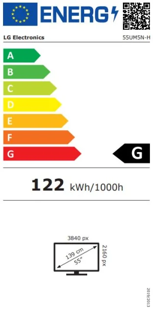 55" LG LED 55UM5N-H - UHD,500cd,IPS,OPS,24/7 - obrázek 5