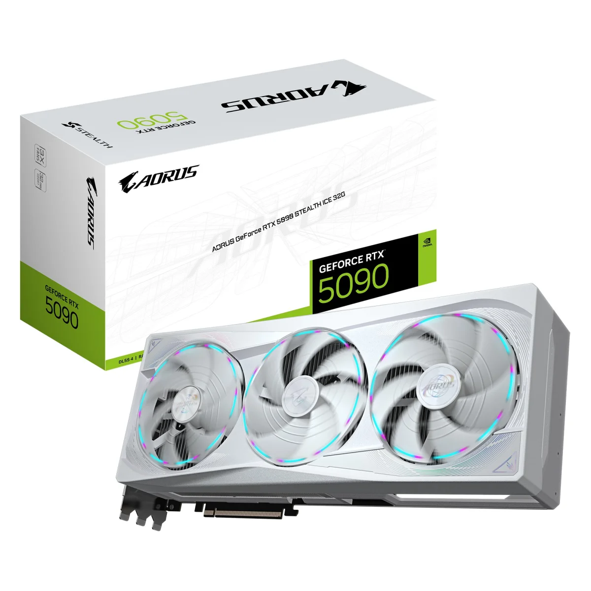 GIGABYTE AORUS GeForce RTX 5090 STEALTH ICE 32GB