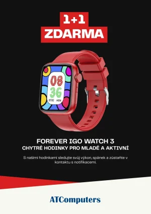 Forever IGO 3 JW-500 chytré hodinky červené - obrázek 2