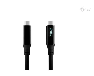 i-tec Thunderbolt 4/USB4 Class Pro Cable 240W s LCD (40Gbps, 150cm) - obrázek 2