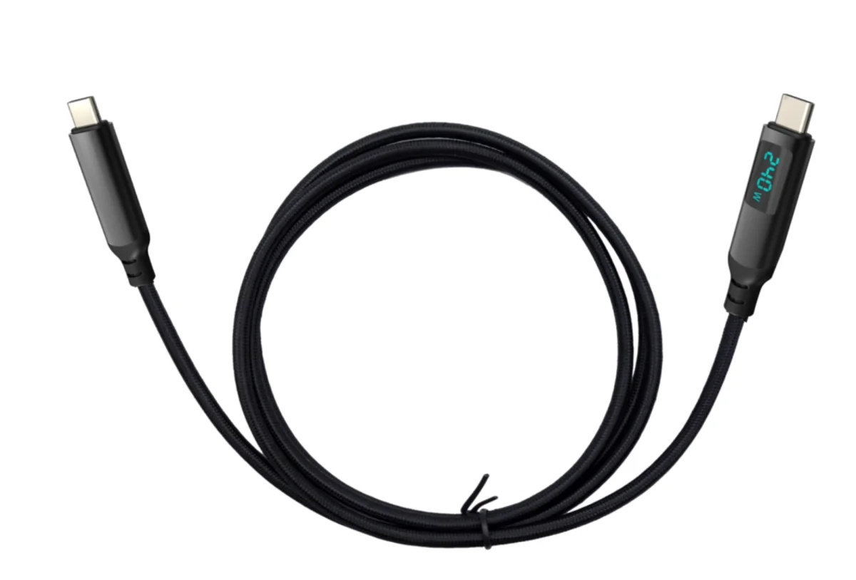 i-tec Thunderbolt 4/USB4 Class Pro Cable 240W s LCD (40Gbps, 150cm)