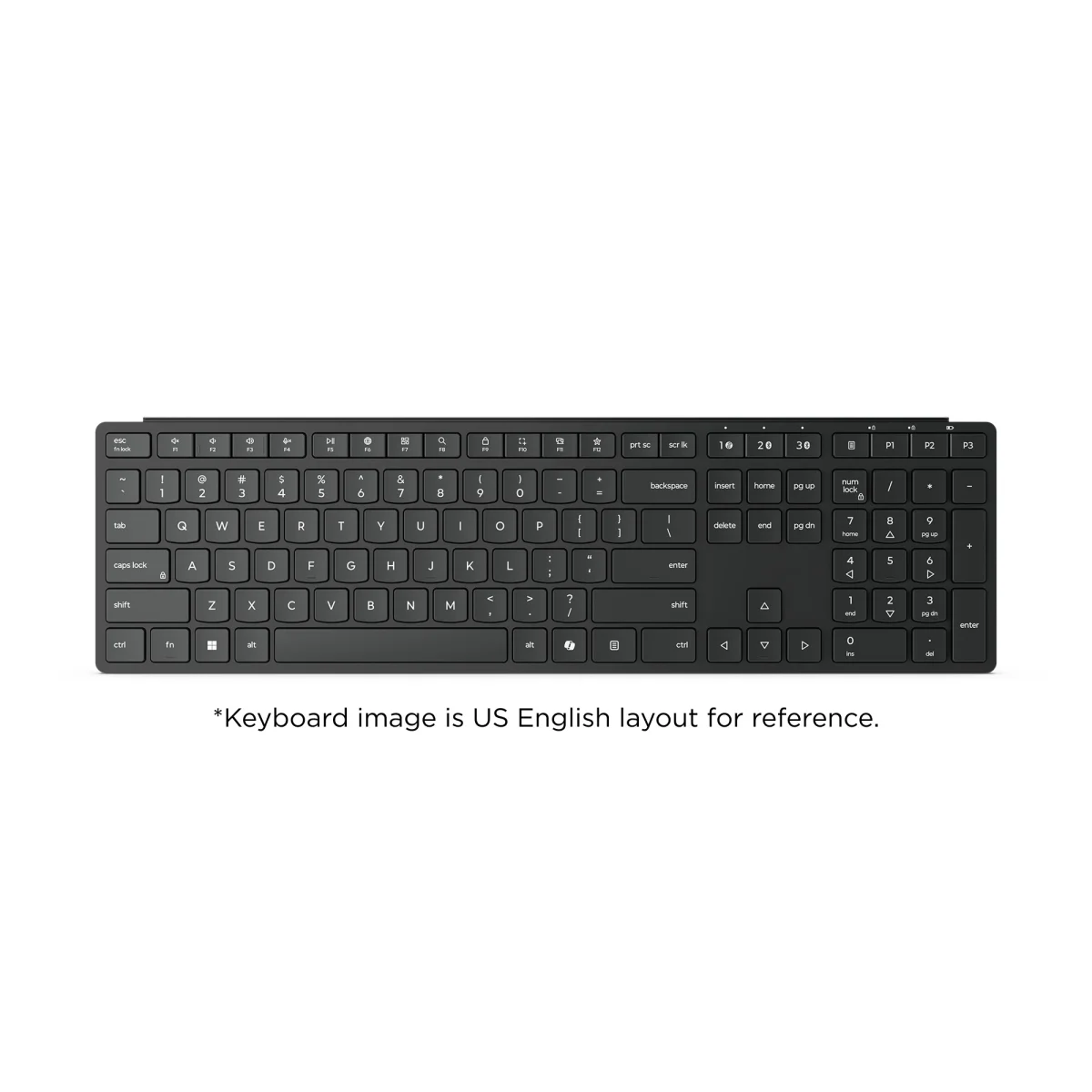 Lenovo Wireless Multi-Mode Pro Keyboard 6000/USB+BT/CZ/Černá