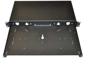 19" Optická vana  24xSC simplex černá aretace plastovým klipem - obrázek 2