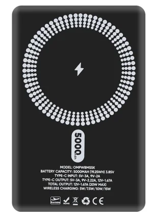OBAL:ME MagNetix Powerbanka 5000mAh Black - obrázek 2