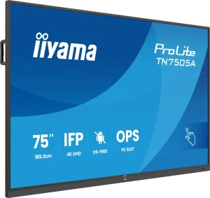 75" iiyama TN7505A-B1AG:IPS,4K,no Android
