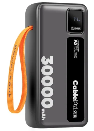 OBAL:ME CablePulse Powerbanka 30000mAh 22,5W Black - obrázek 3