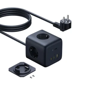 Baseus EnerFill FA11 6v1 Napájecí Kostka 67W Cosmic Black - obrázek 2