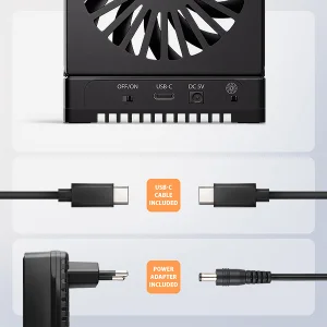 AXAGON ADSA-M2C22, USB-C 20Gbps dokovací stanice pro 2× M.2 NVMe/SATA SSD s funkcí klonování - obrázek 9