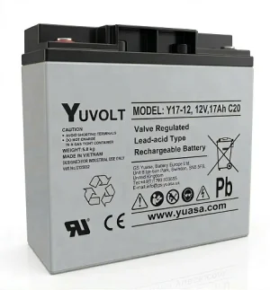 Yuasa YUVOLT Y17-12FR M5 VdS (12V; 17Ah)