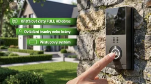 EVOLVEO DoorPhone AHD7 Plus – domovní videotelefon s čipovým odemykáním a mobilní aplikací - obrázek 13