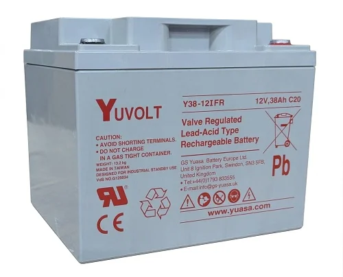 Yuasa YUVOLT Y38-12FR VdS (12V; 38Ah, M5)
