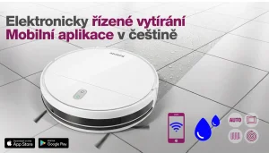 Salente R2 robotický vysavač s stíráním vody a nabíjecí stanicí - obrázek 7